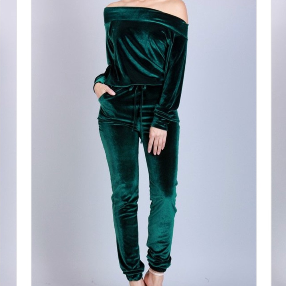 Off the Shoulder Jumpsuit